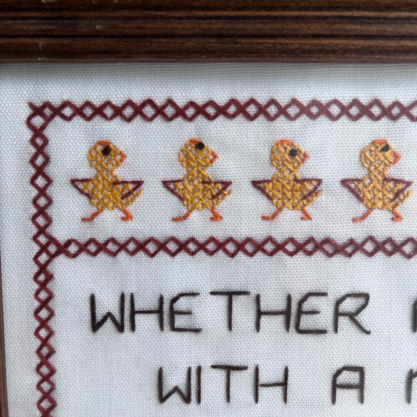 Nest Egg Goose Egg Cross-stitch