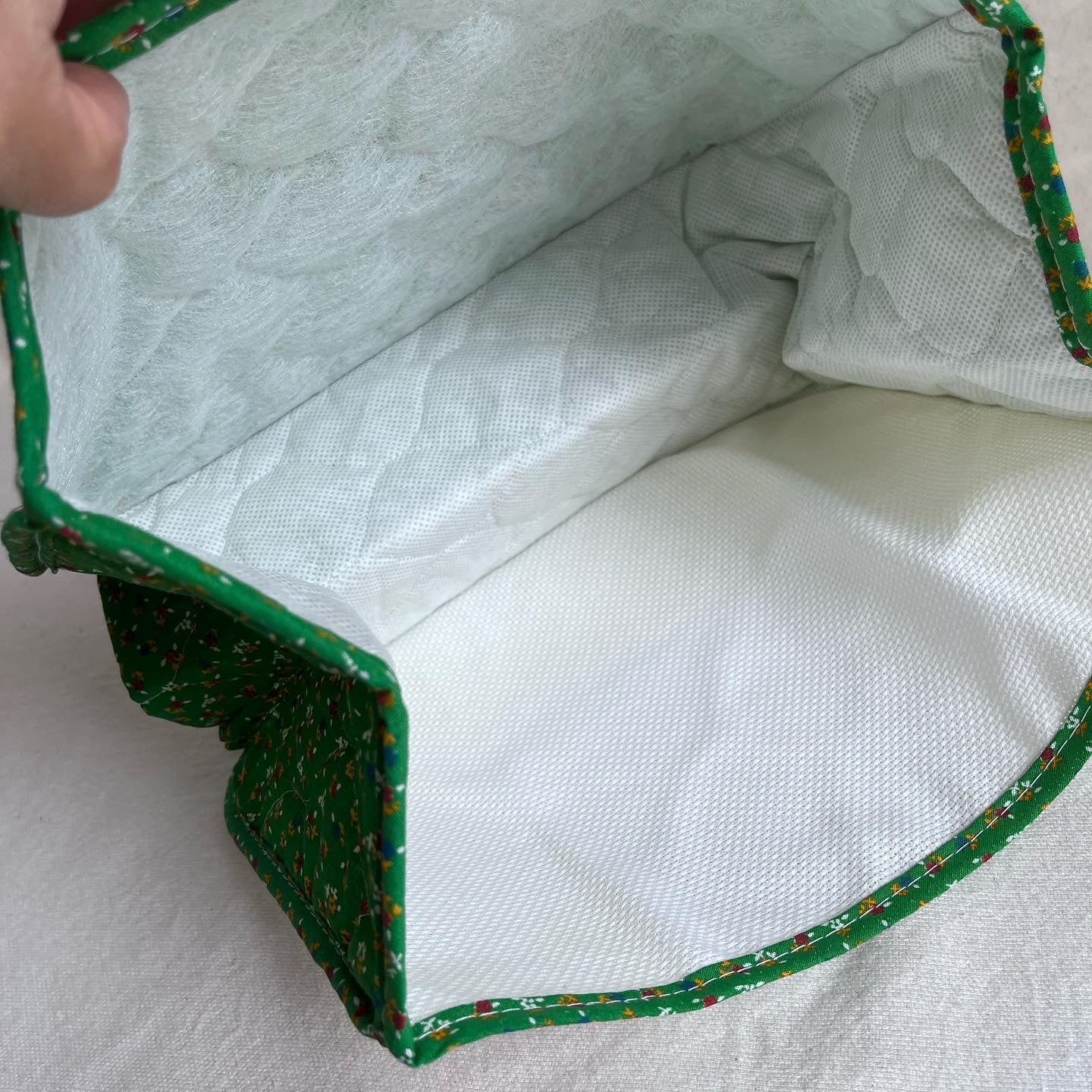 Green Floral Toaster Cover