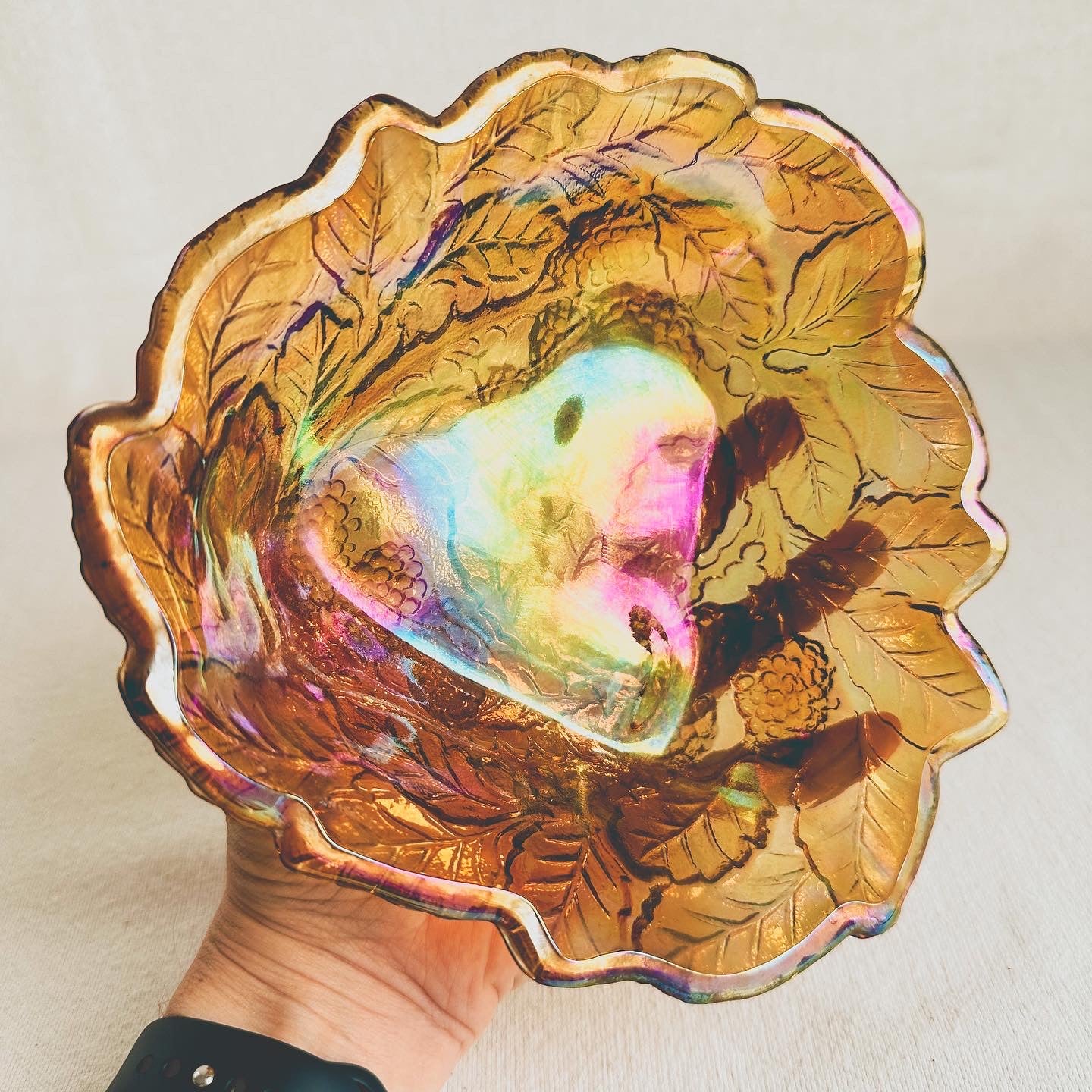 Carnival Glass Bowl