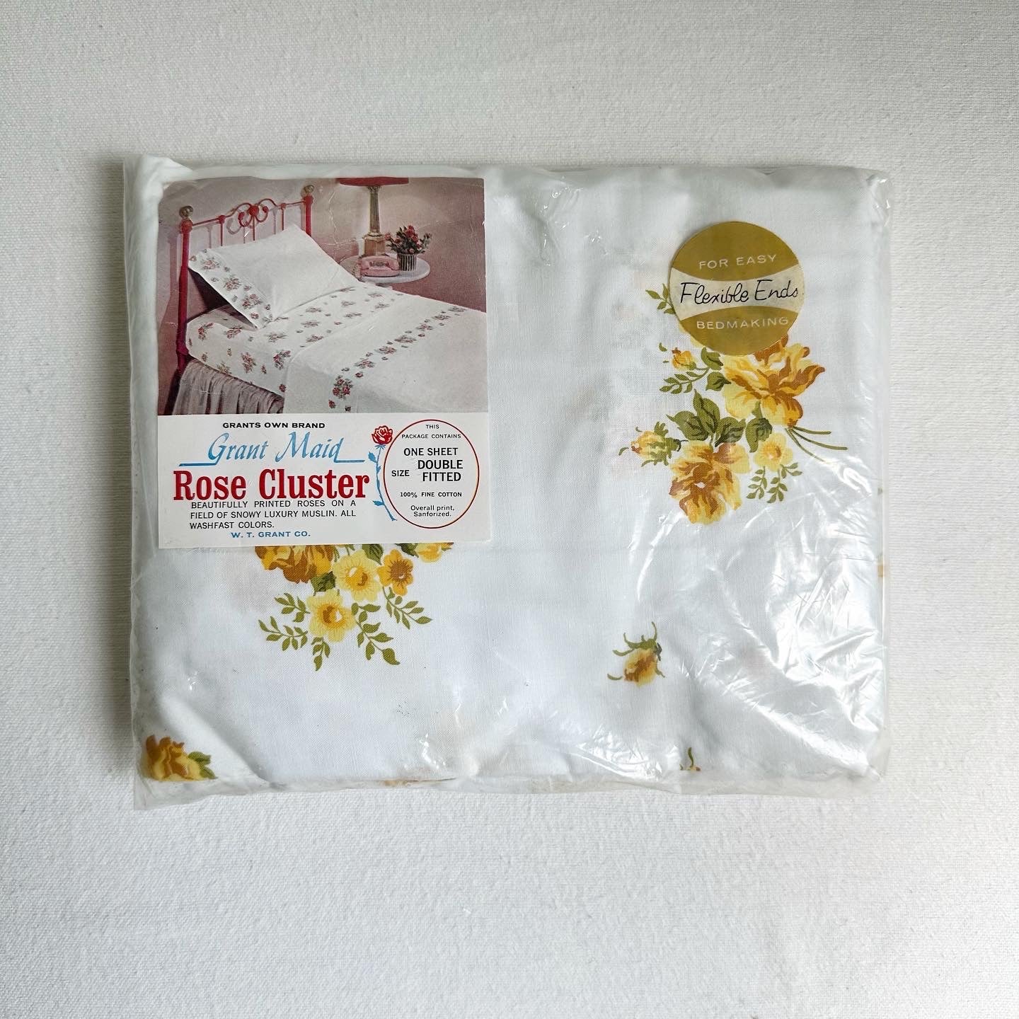 Rose Cluster Double Fitted Sheet