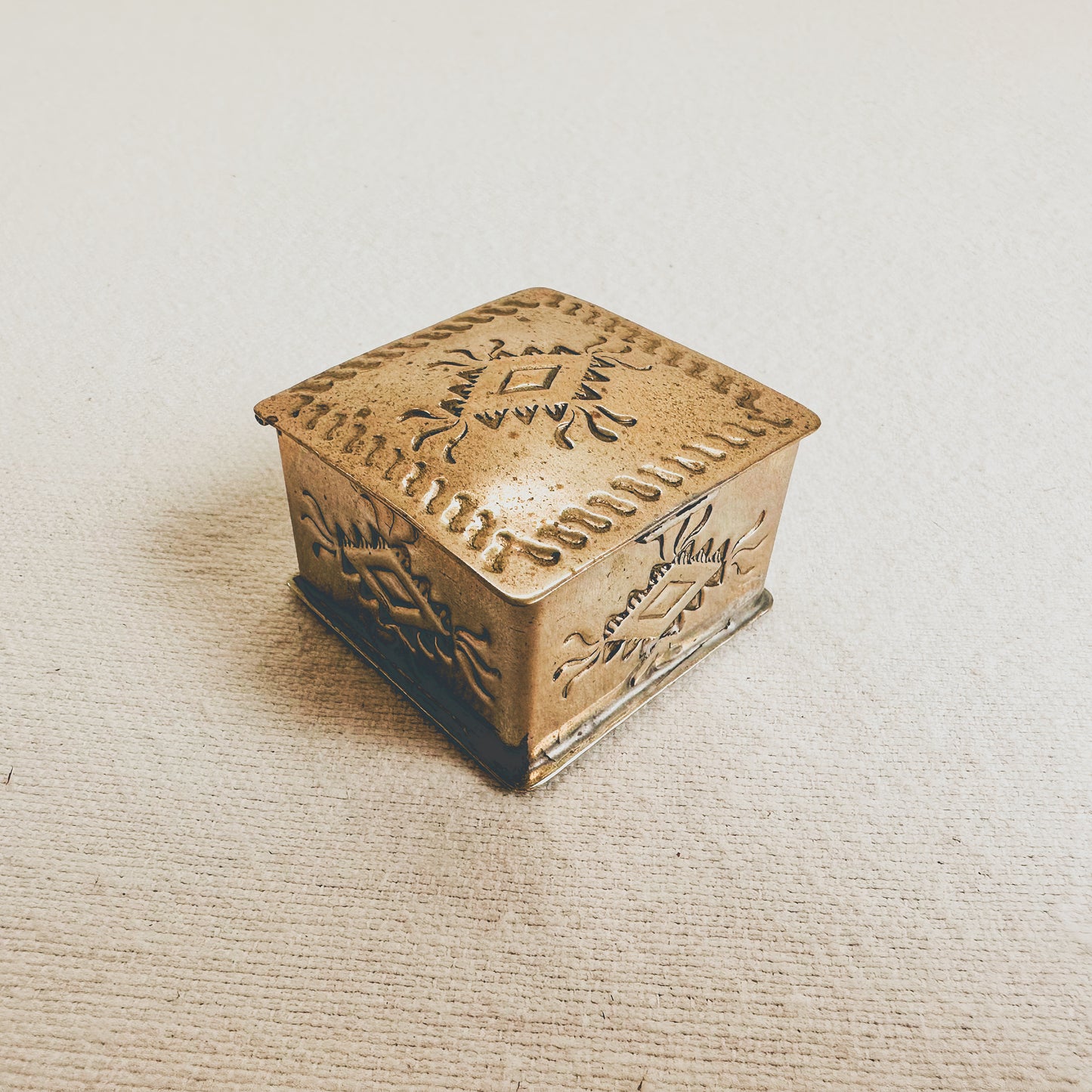 Small Engraved Silver Box