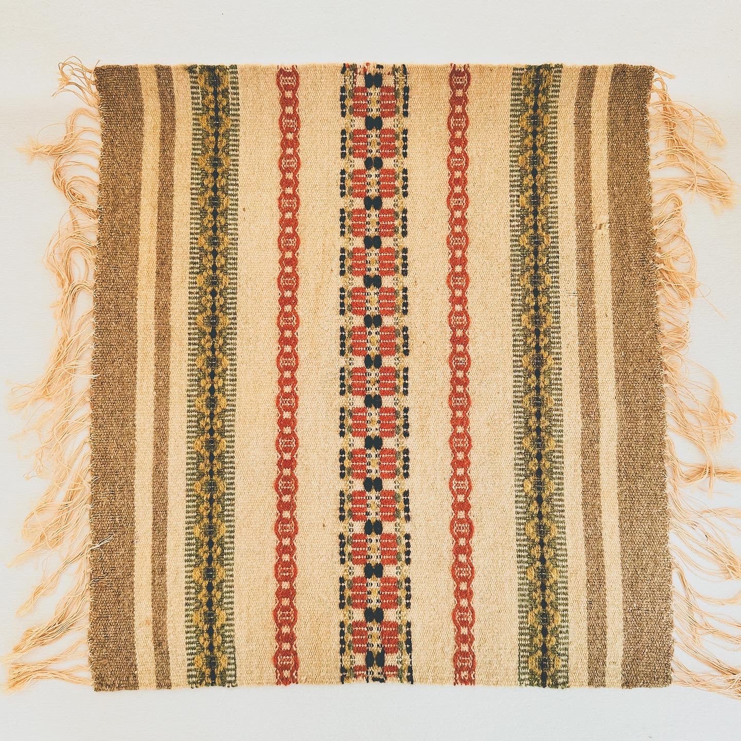 Handwoven Textile w Fringe