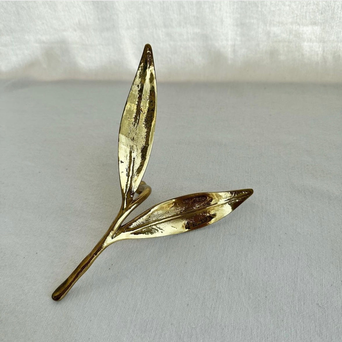Floral Brass 60s Party Ashtray