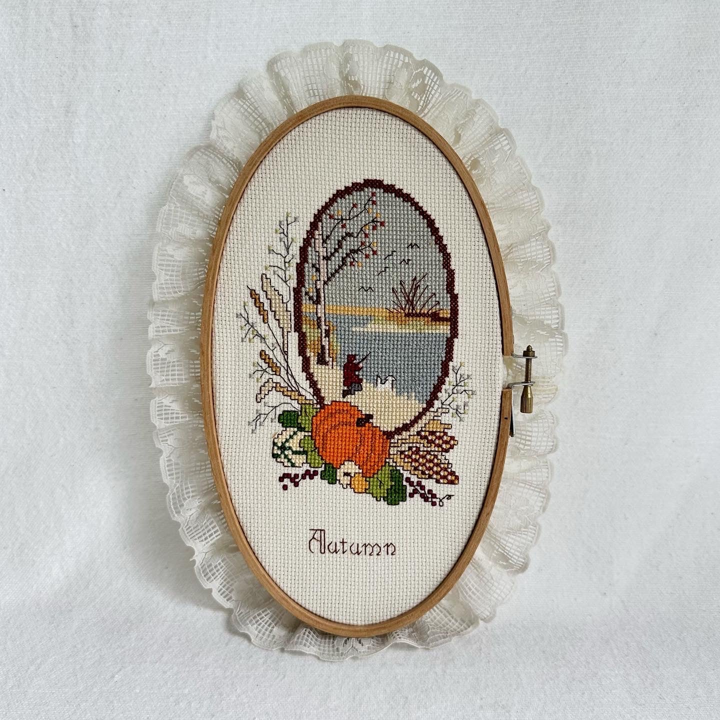 Four Seasons Cross-Stitched