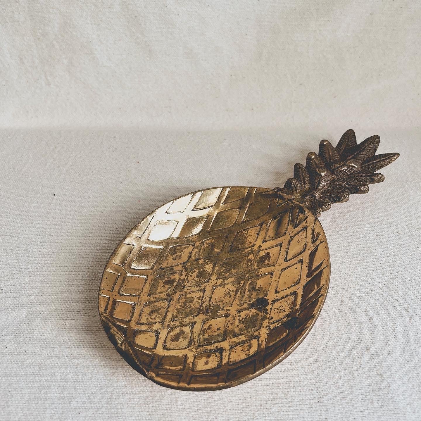 Brass Pineapple Dish