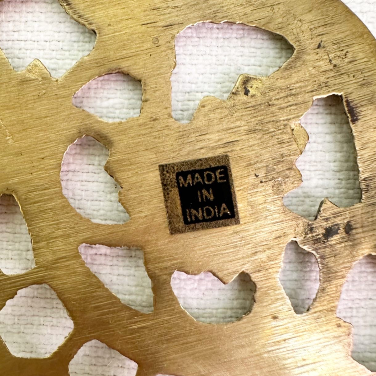 Brass Owl Trivet