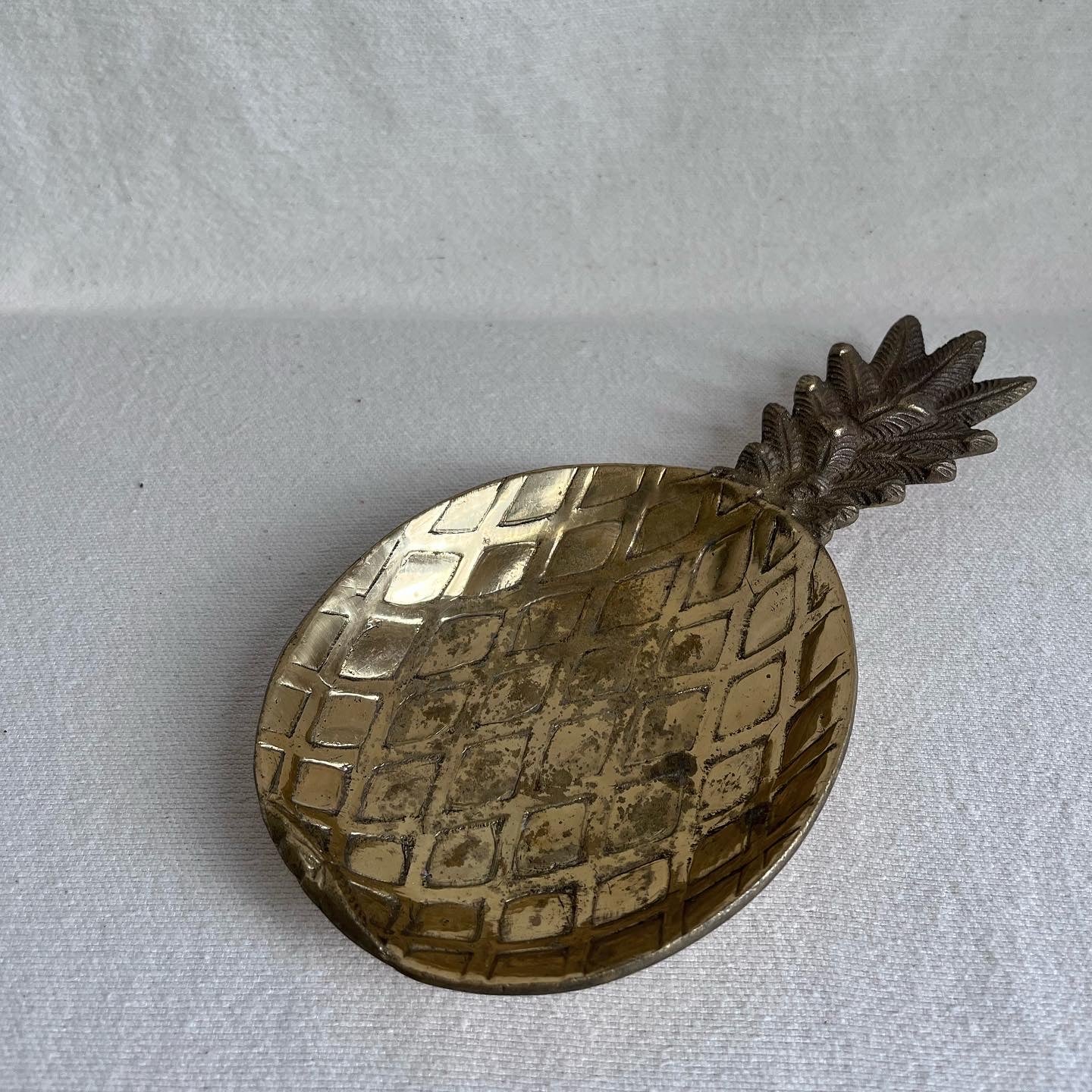 Brass Pineapple Dish