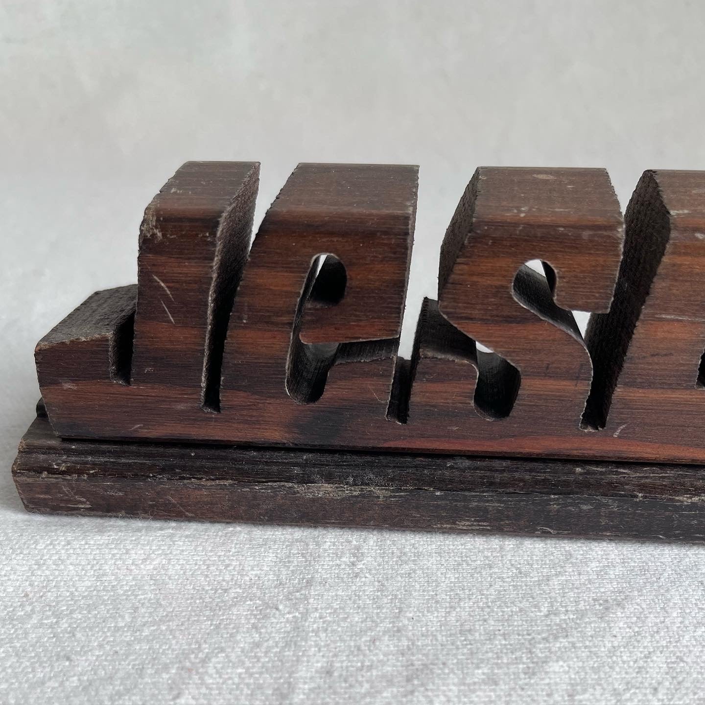 Jesus Is Lord Desktop Pen Holder