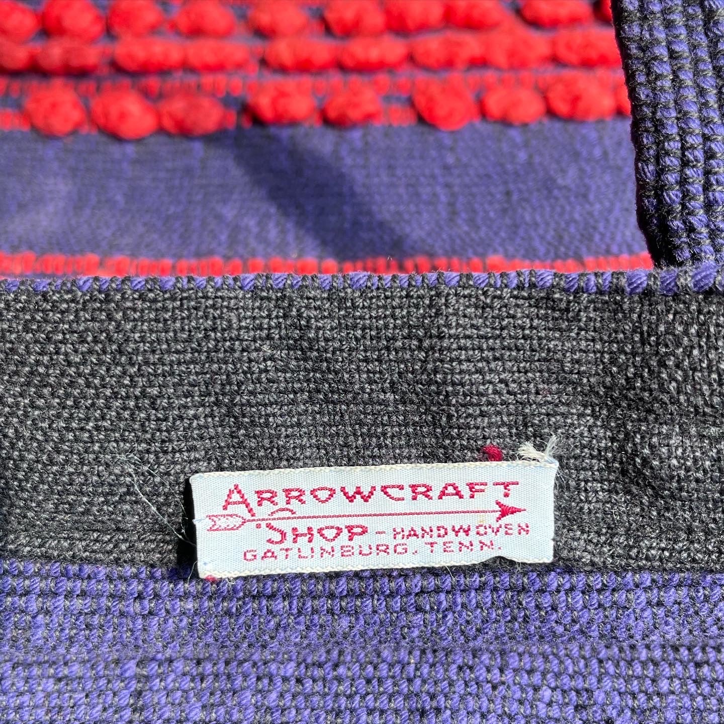 Arrowcraft Navy + Red Purse