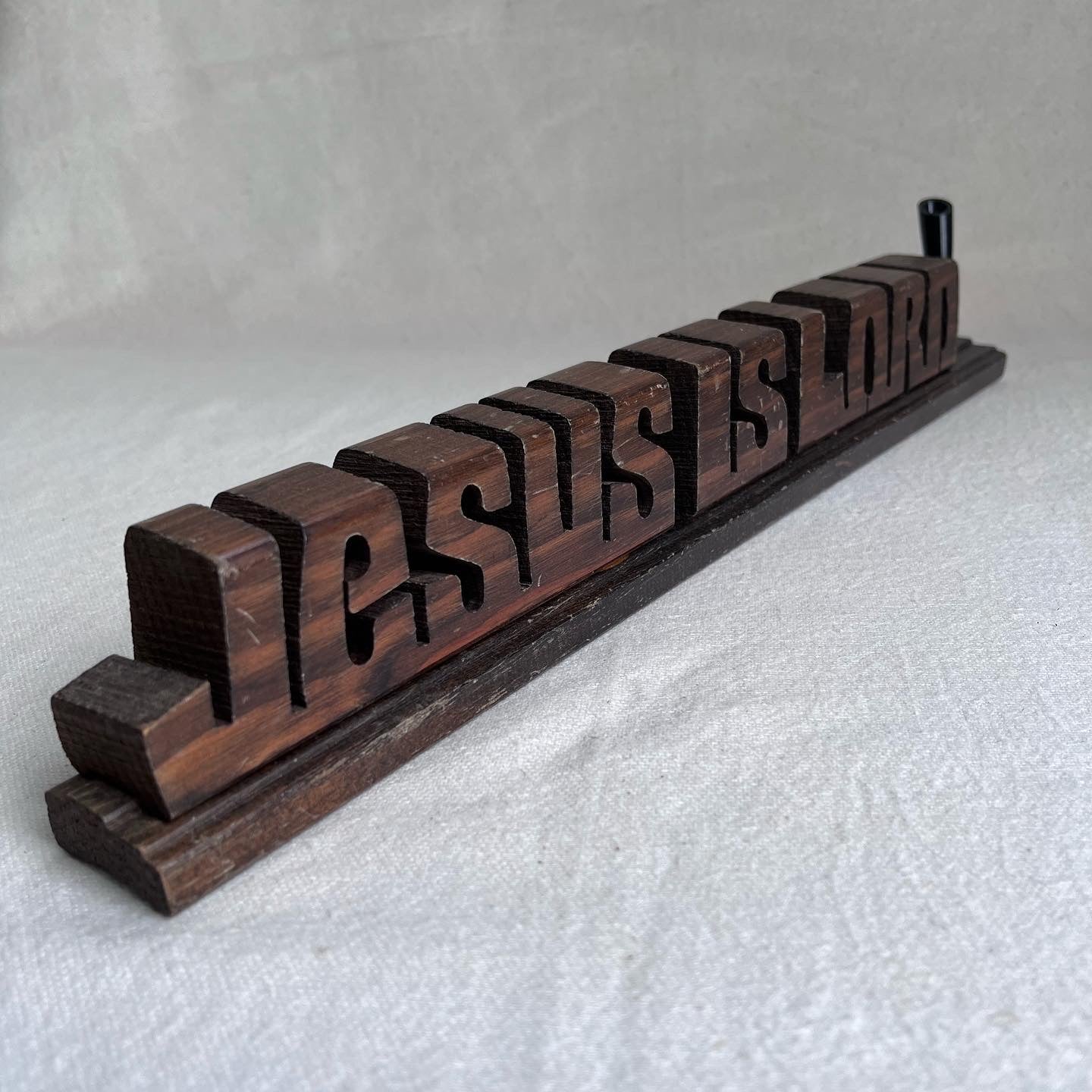 Jesus Is Lord Desktop Pen Holder