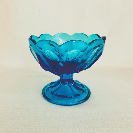 Blue Pedestal Dish