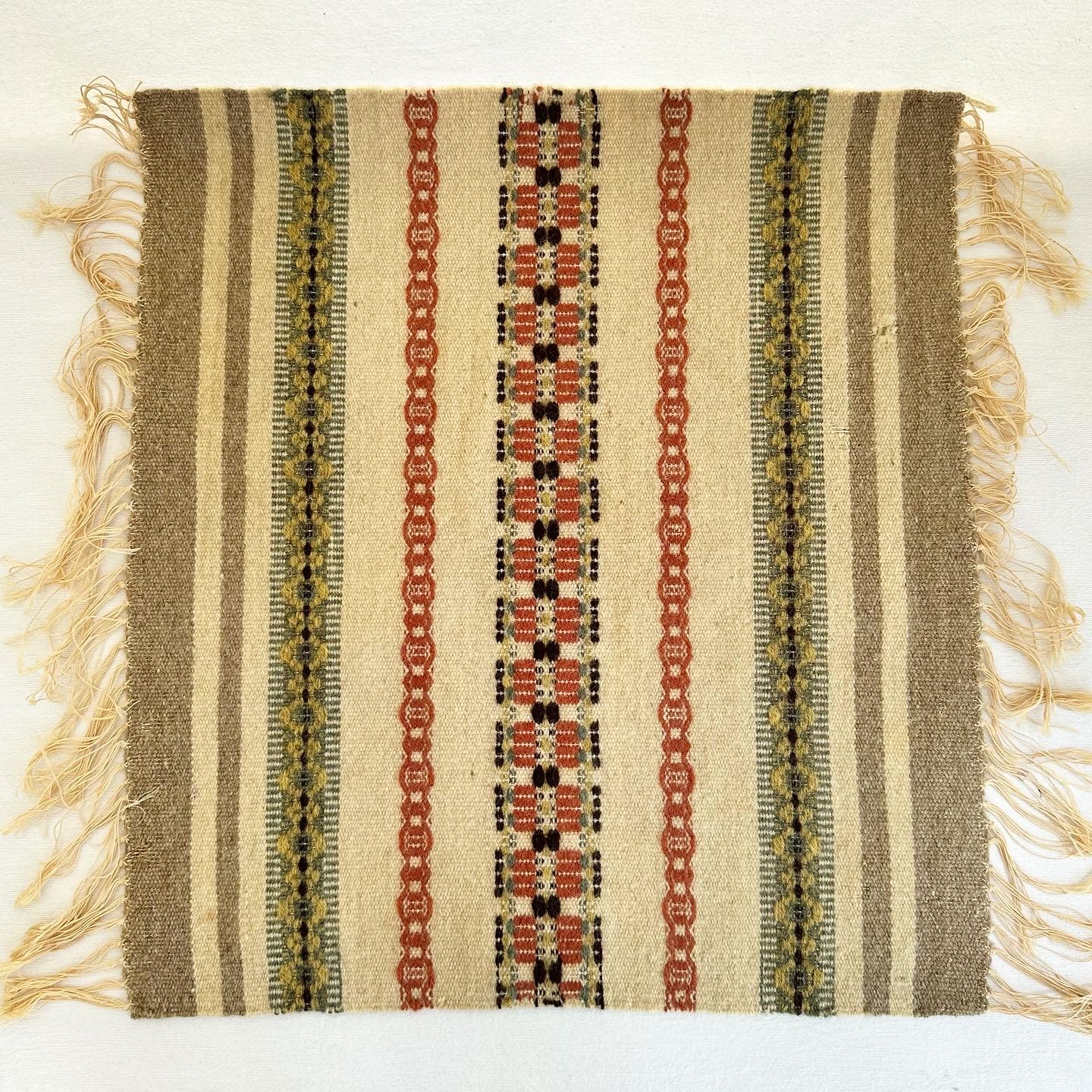 Handwoven Textile w Fringe