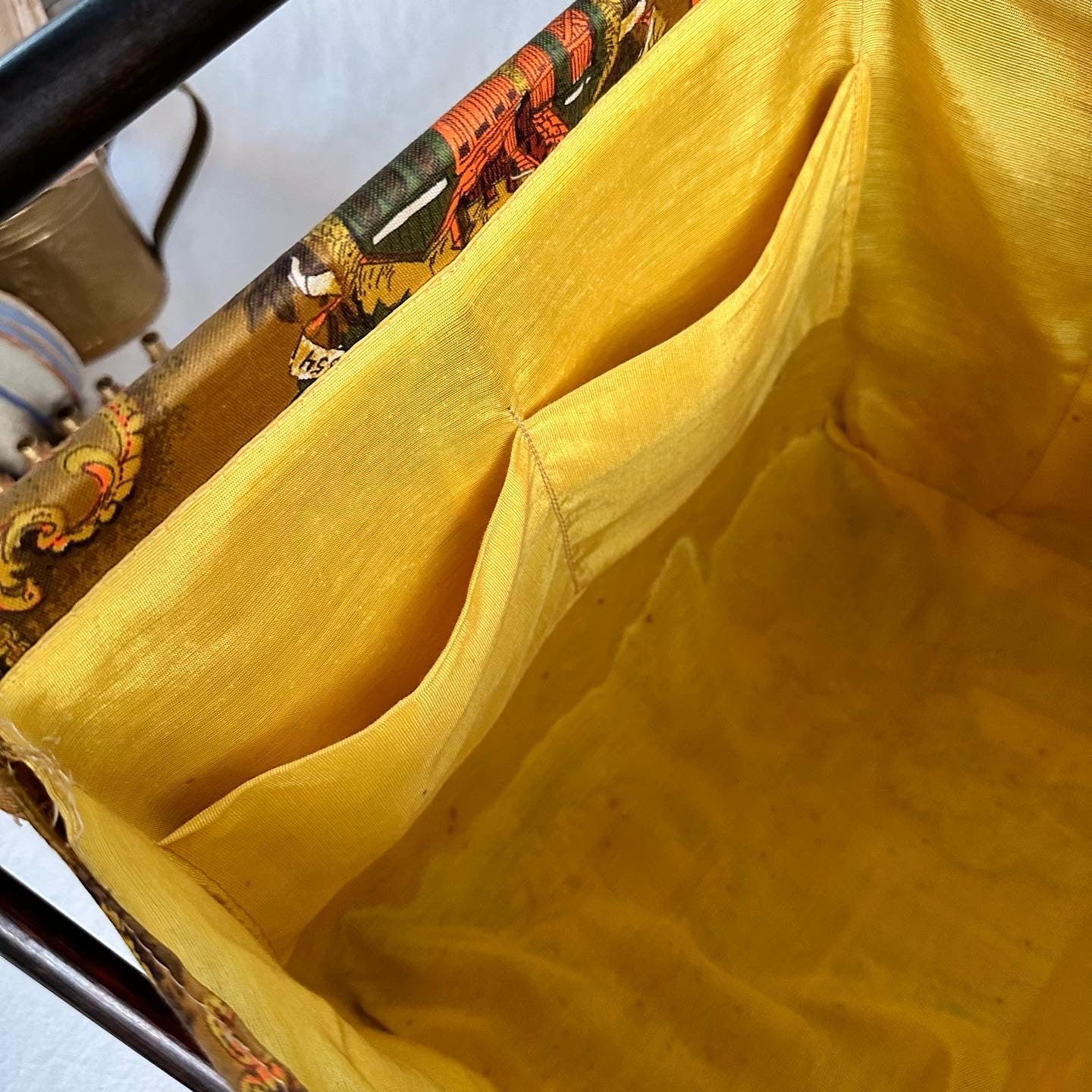 70s Foldable Sewing Bag