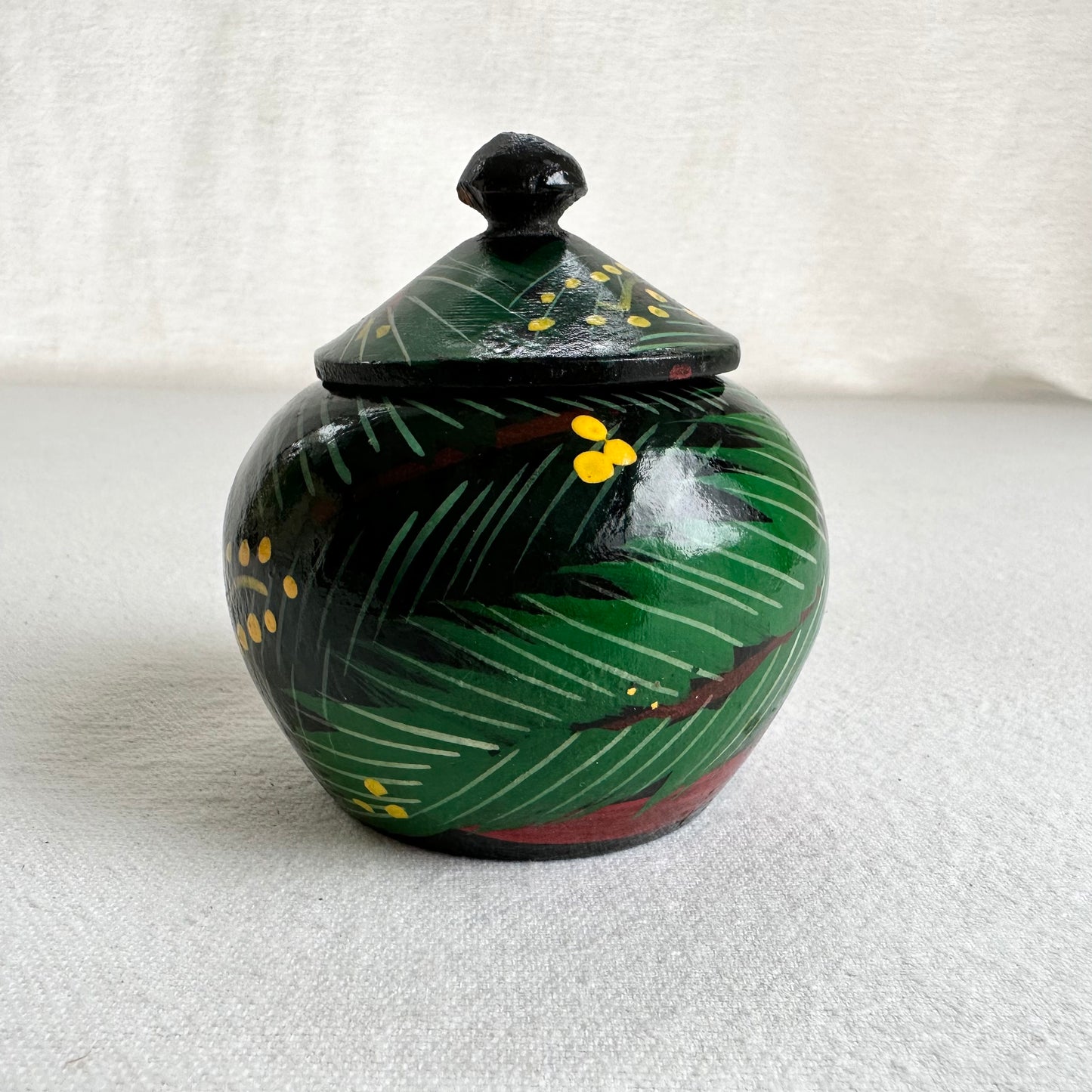 Hand Painted Parrot Box