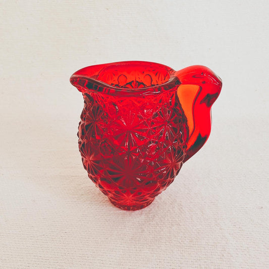 Red Daisy + Button Miniature Pitcher
