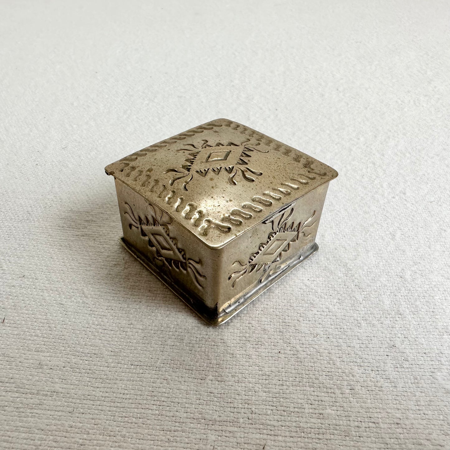 Small Engraved Silver Box