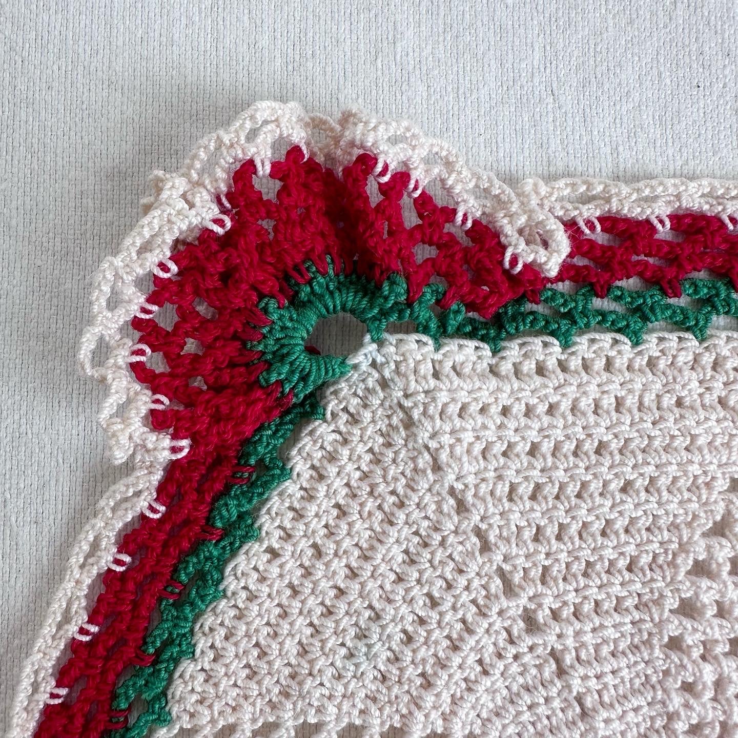 Handwoven Pentagonal Christmas Doily