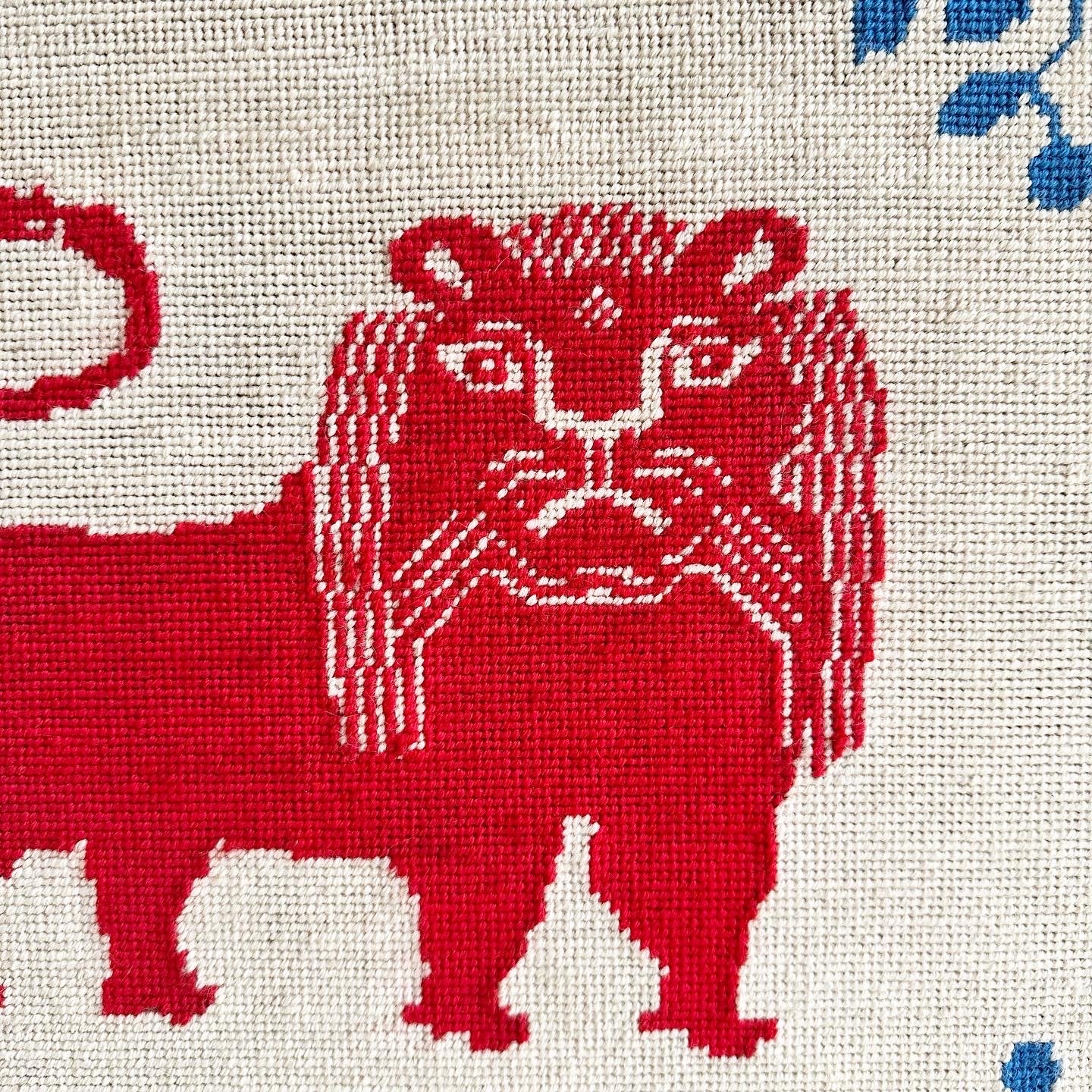 Germanic Lion Embroidery