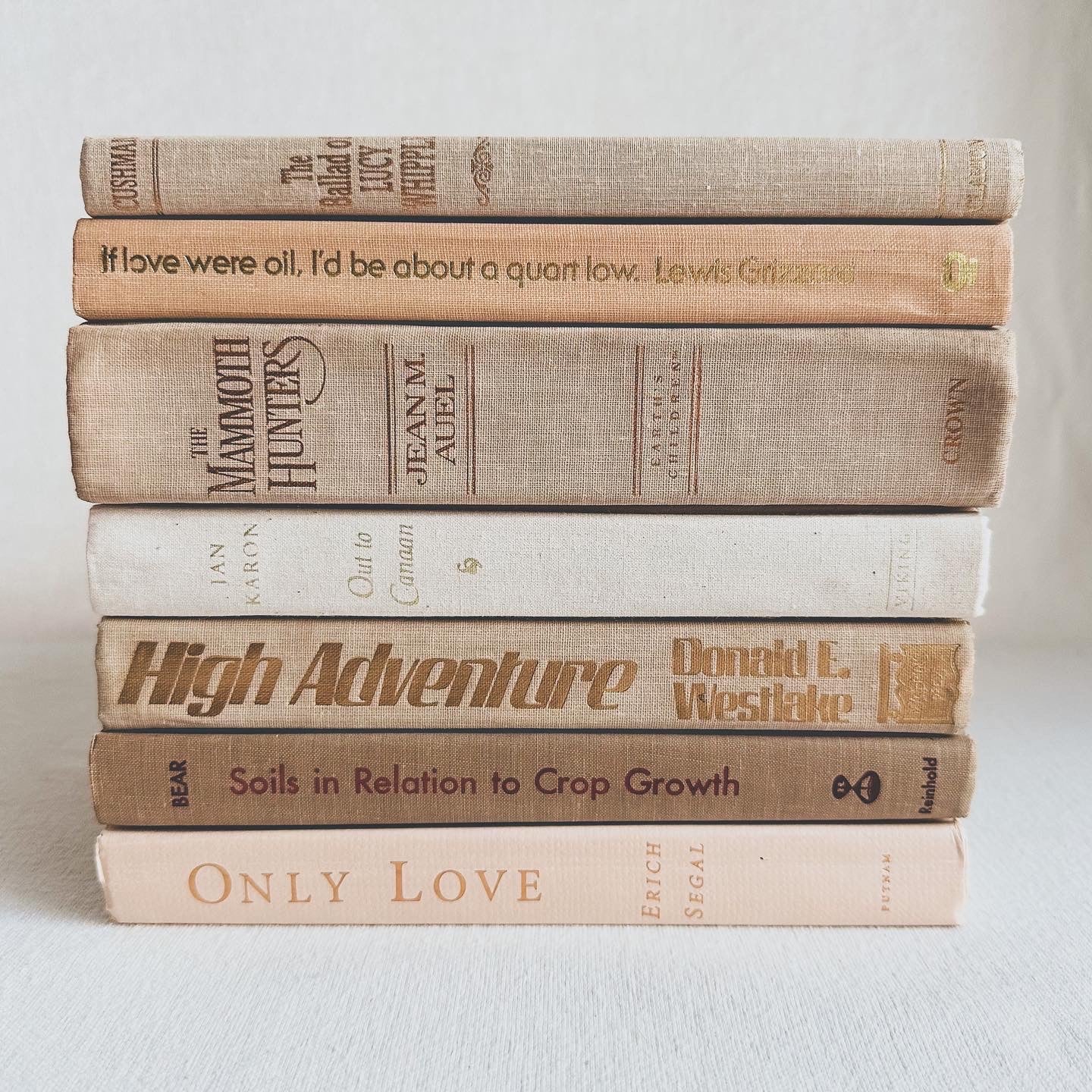 Cream Gold Books