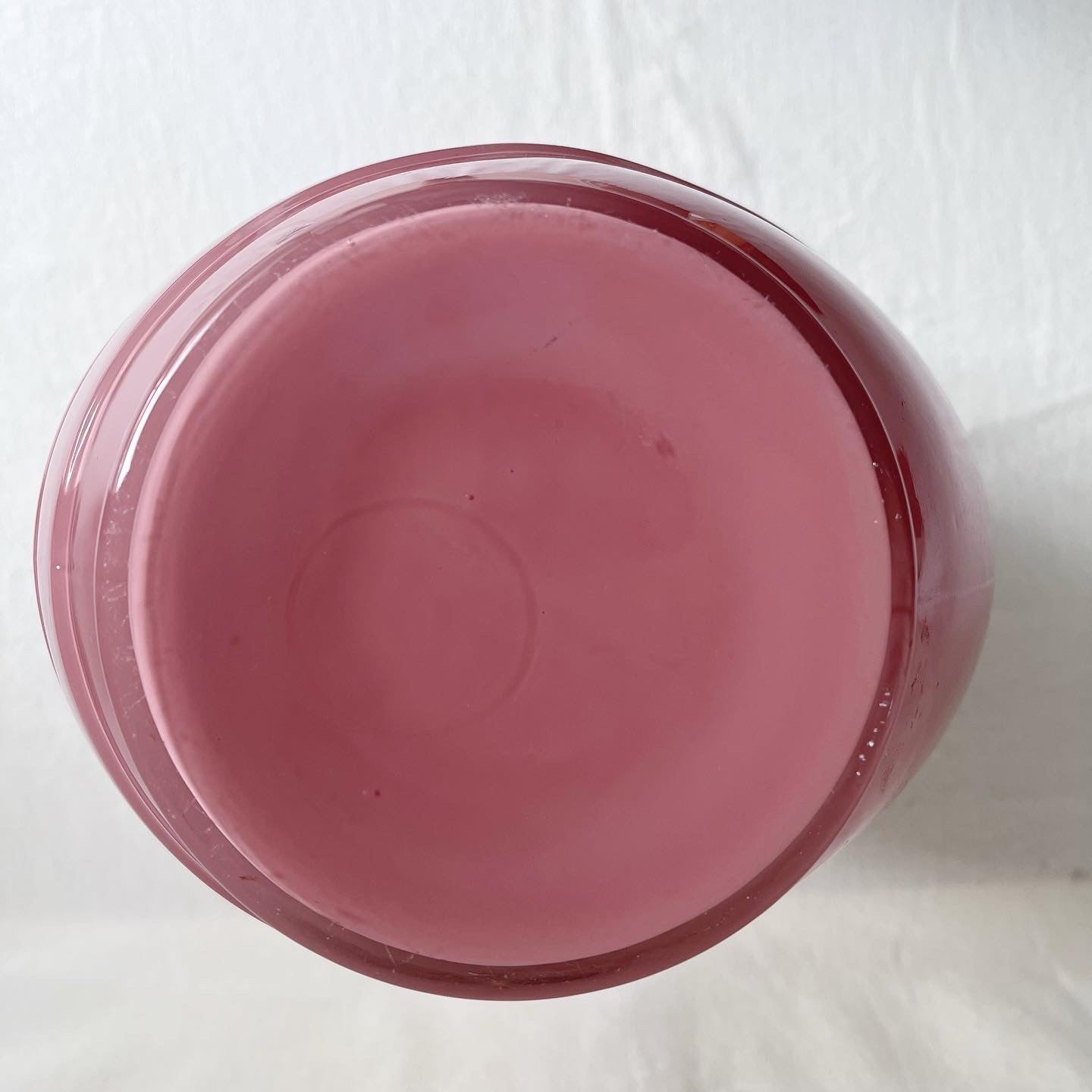 Large Pink Art Deco Vase