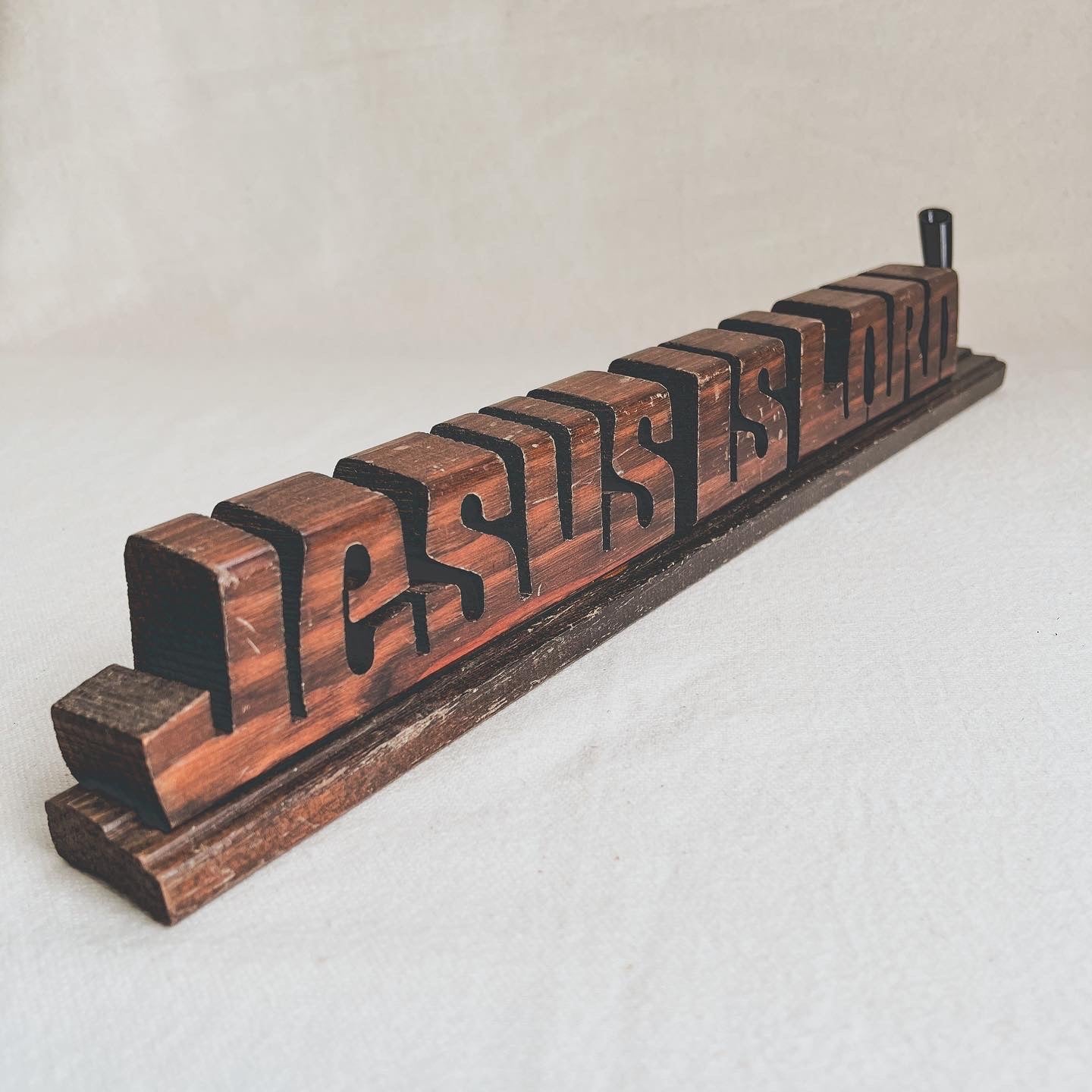 Jesus Is Lord Desktop Pen Holder