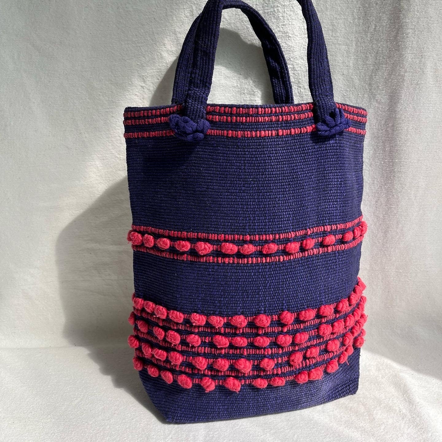 Arrowcraft Navy + Red Purse