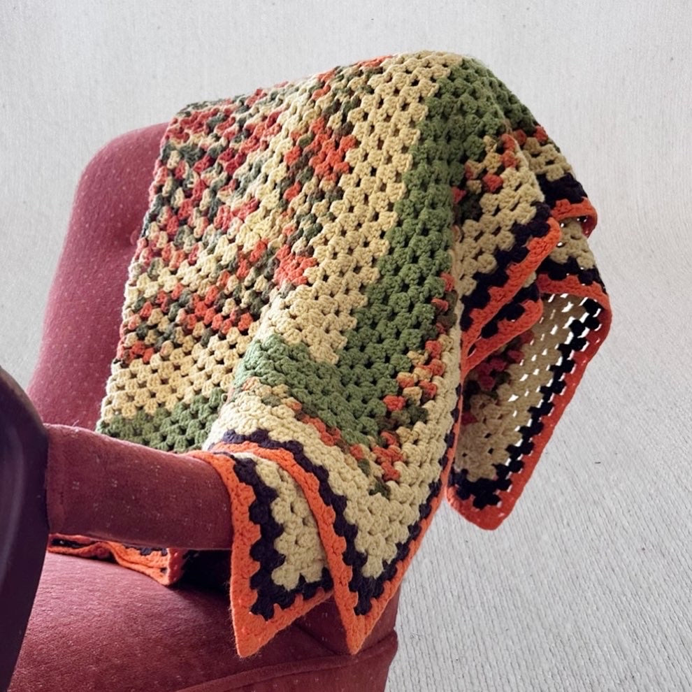 70s Colors Afghan
