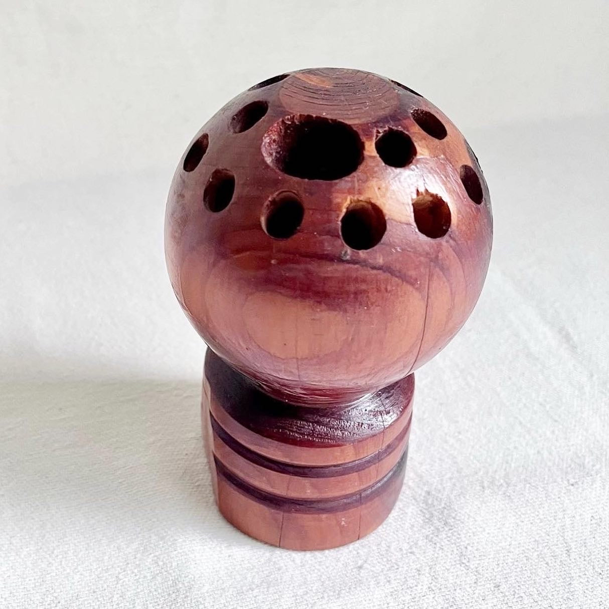Wooden Pencil Holder/Flower Frog