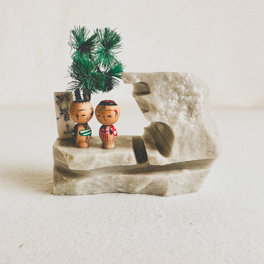Kokeshi Dolls Cliff Scene