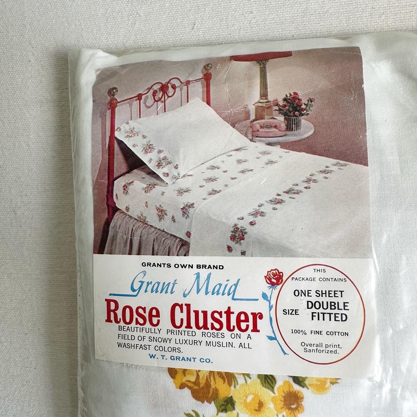 Rose Cluster Double Fitted Sheet