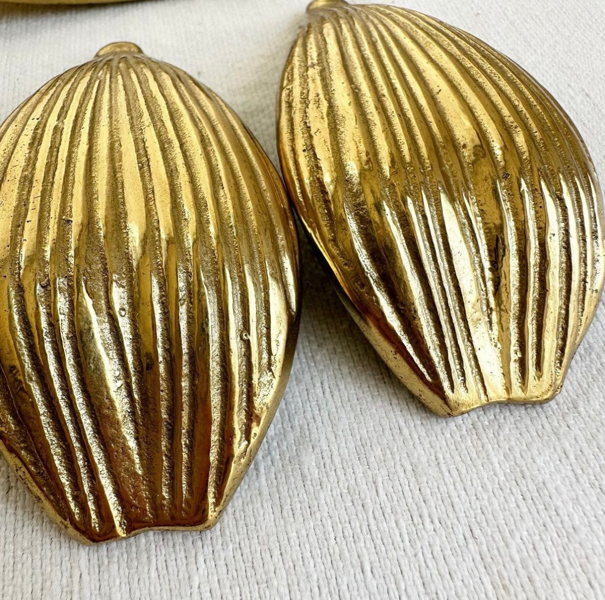 Floral Brass 60s Party Ashtray