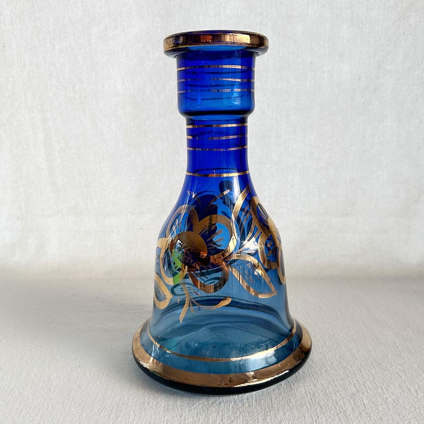 Antique Blue Base w a Cartouche of Nāṣer al-Dīn Shāh