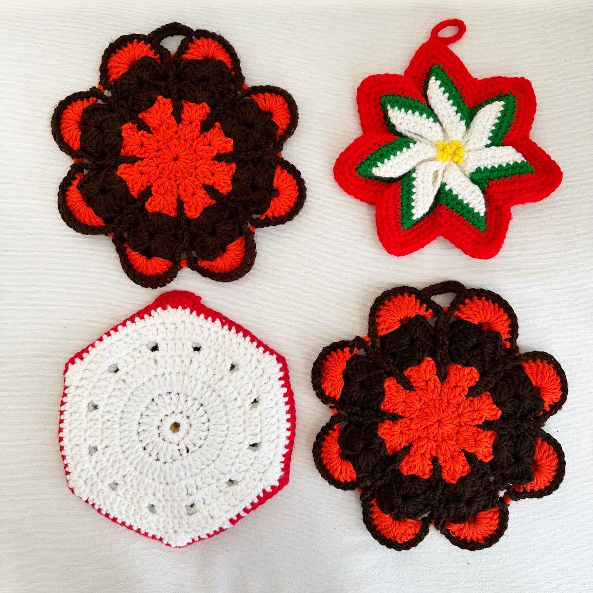Handmade 70s Potholders