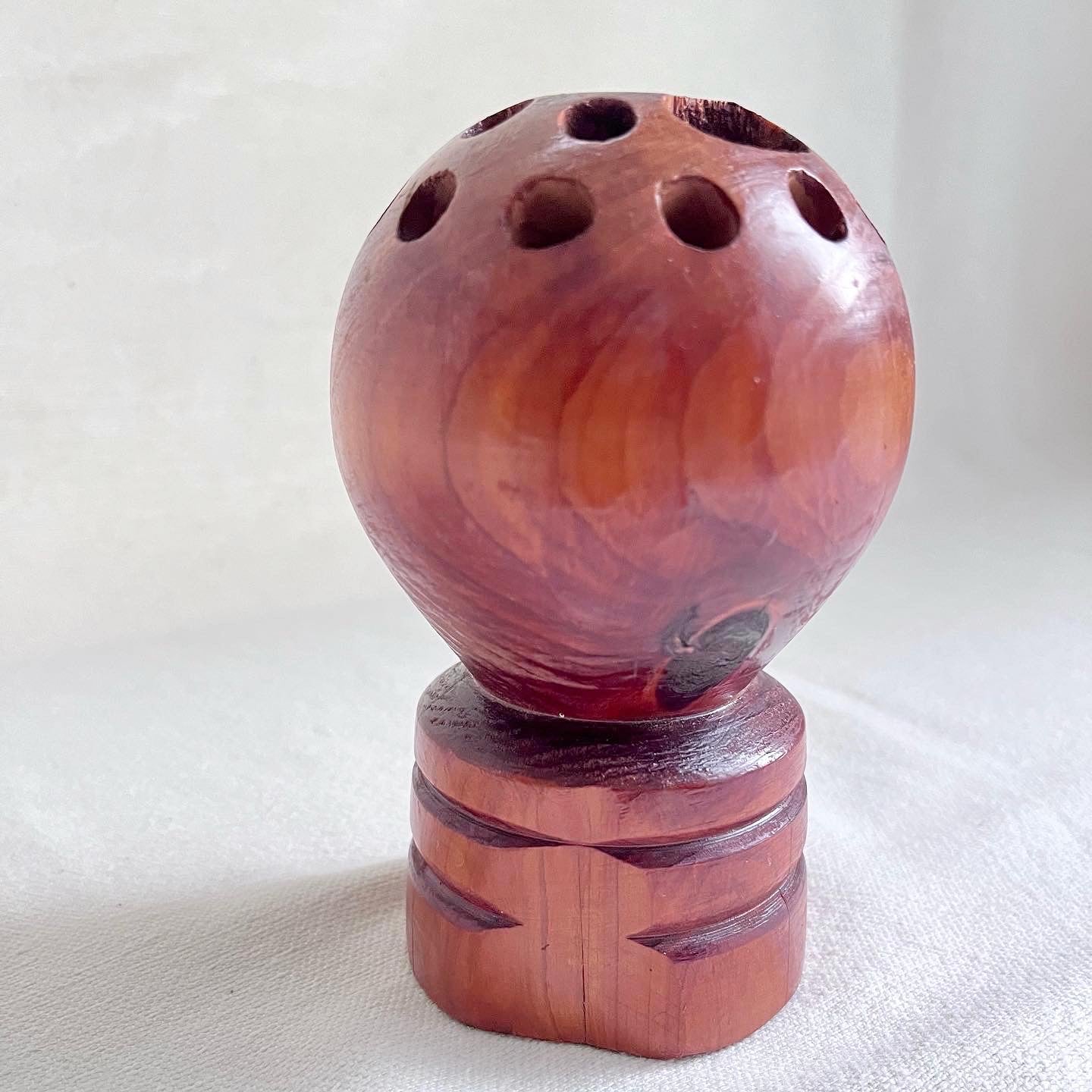 Wooden Pencil Holder/Flower Frog