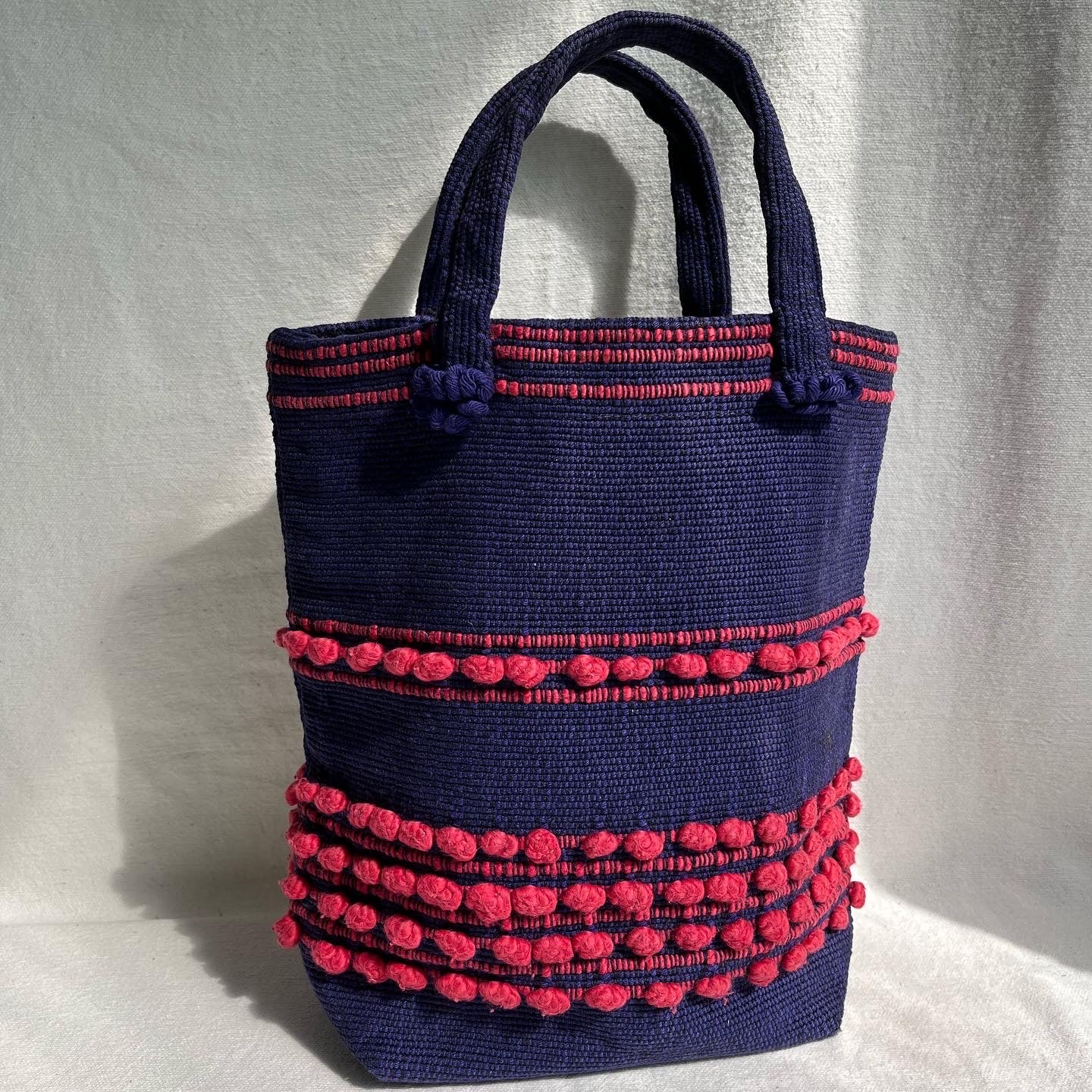 Arrowcraft Navy + Red Purse