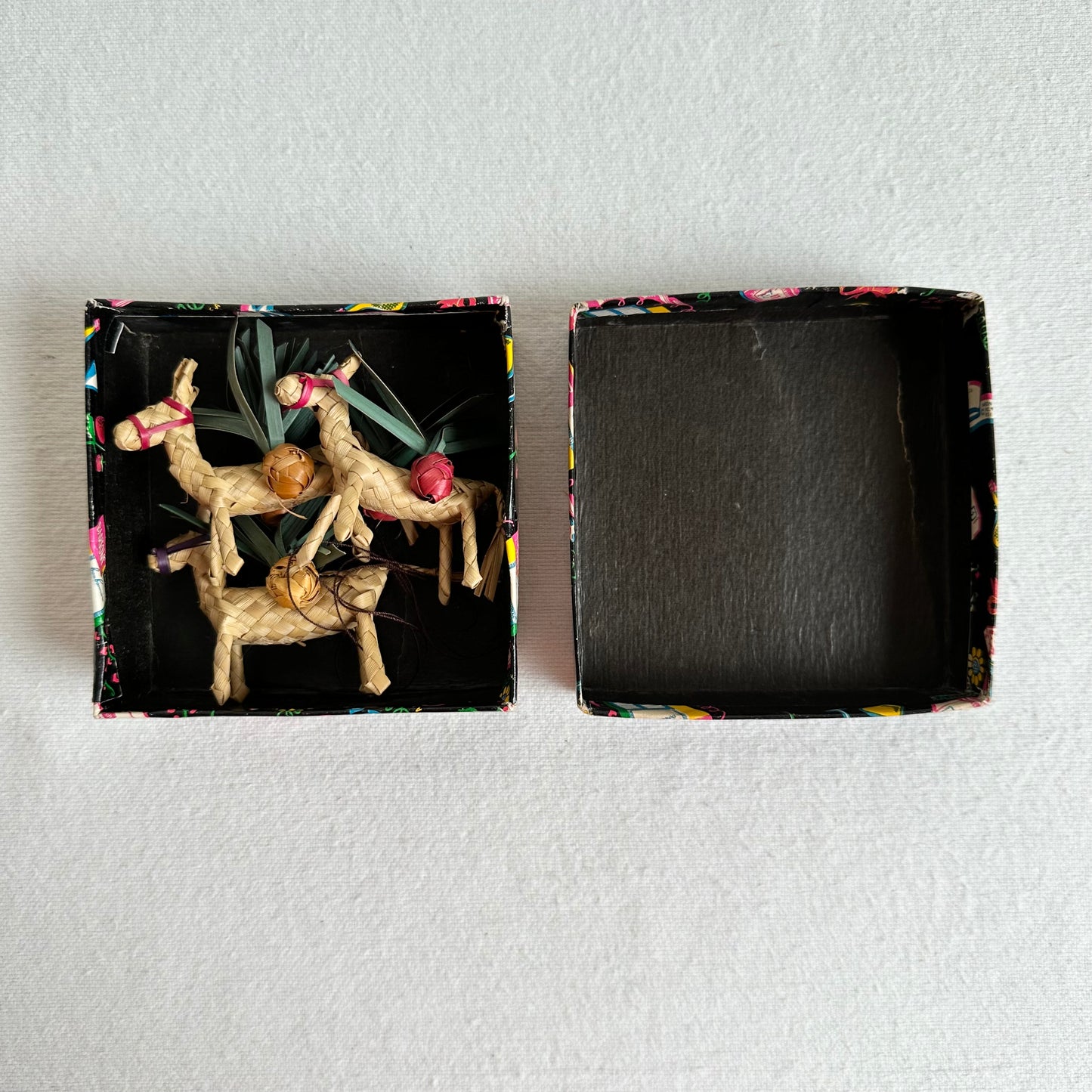 3 Handwoven Donkeys