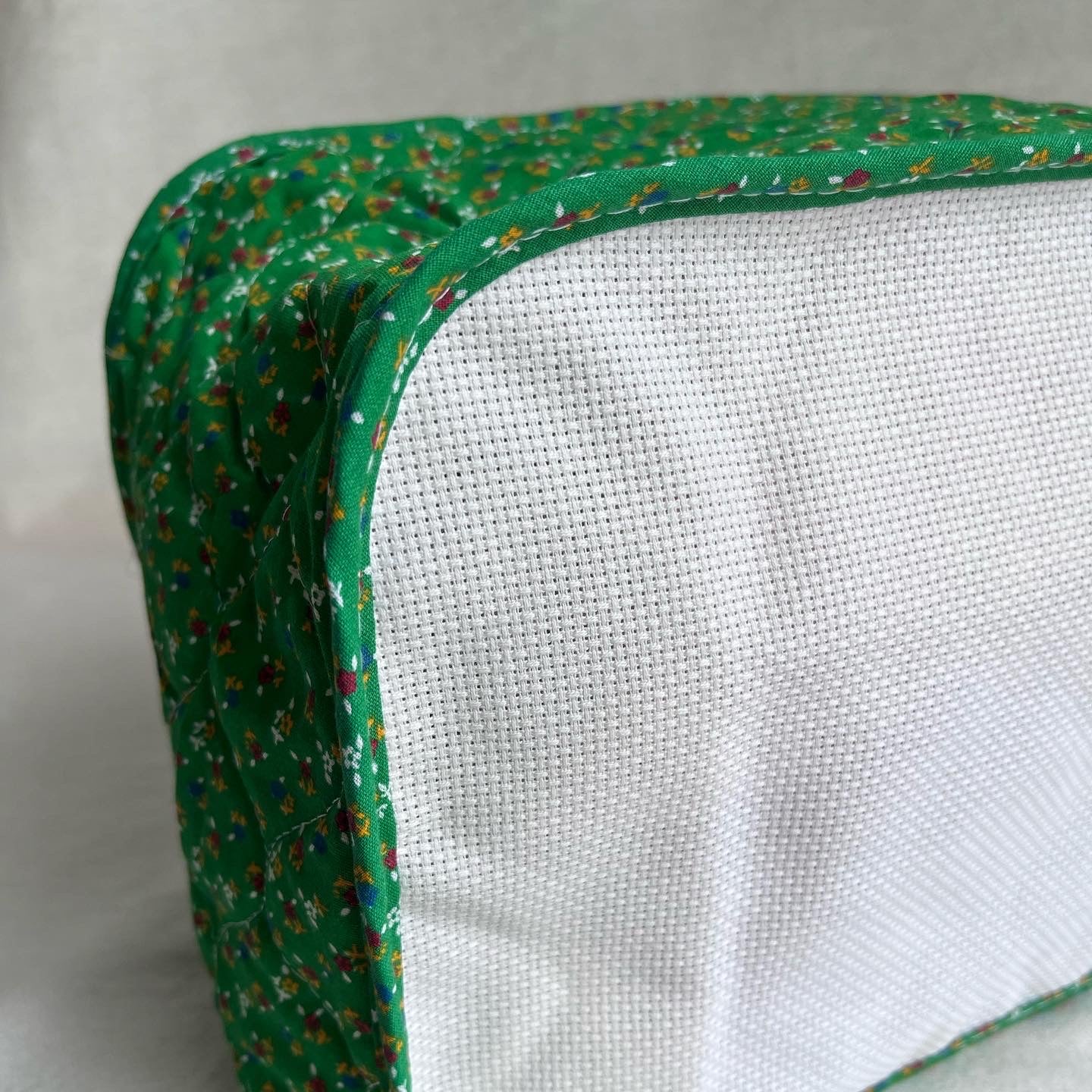 Green Floral Toaster Cover