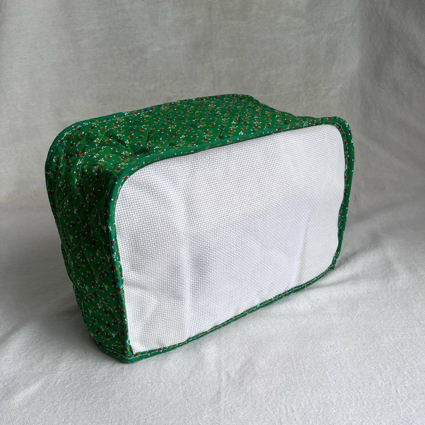 Green Floral Toaster Cover