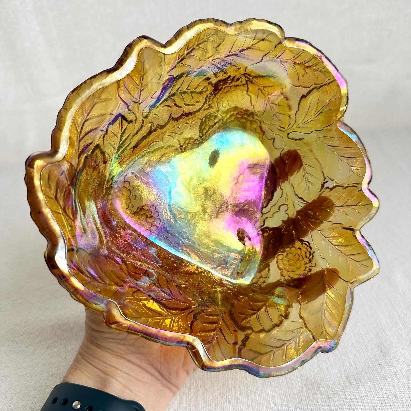 Carnival Glass Bowl
