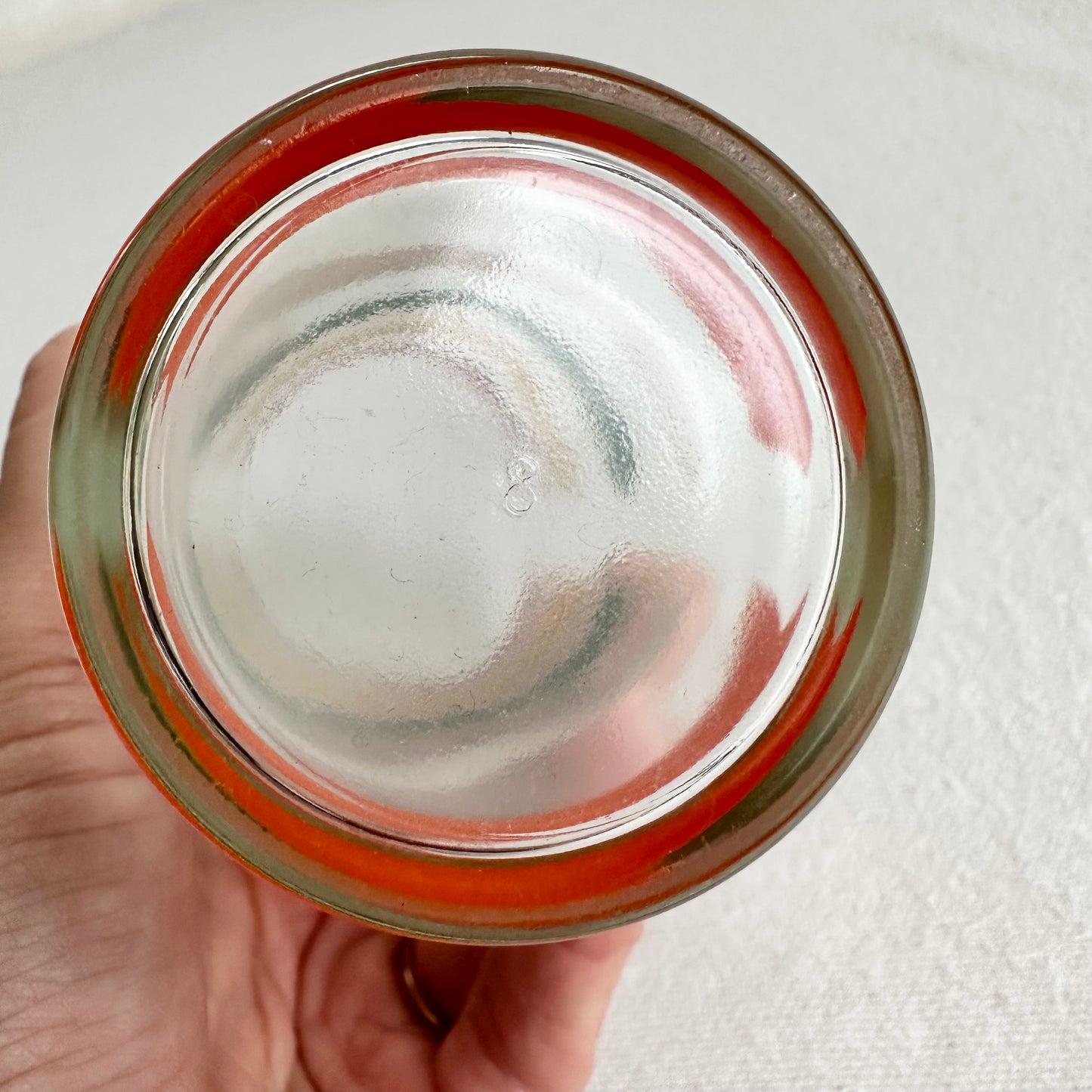 Retro Multicolor Striped Glass