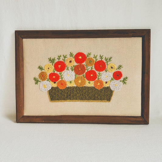 Autumn Basket Bucilla Crewel
