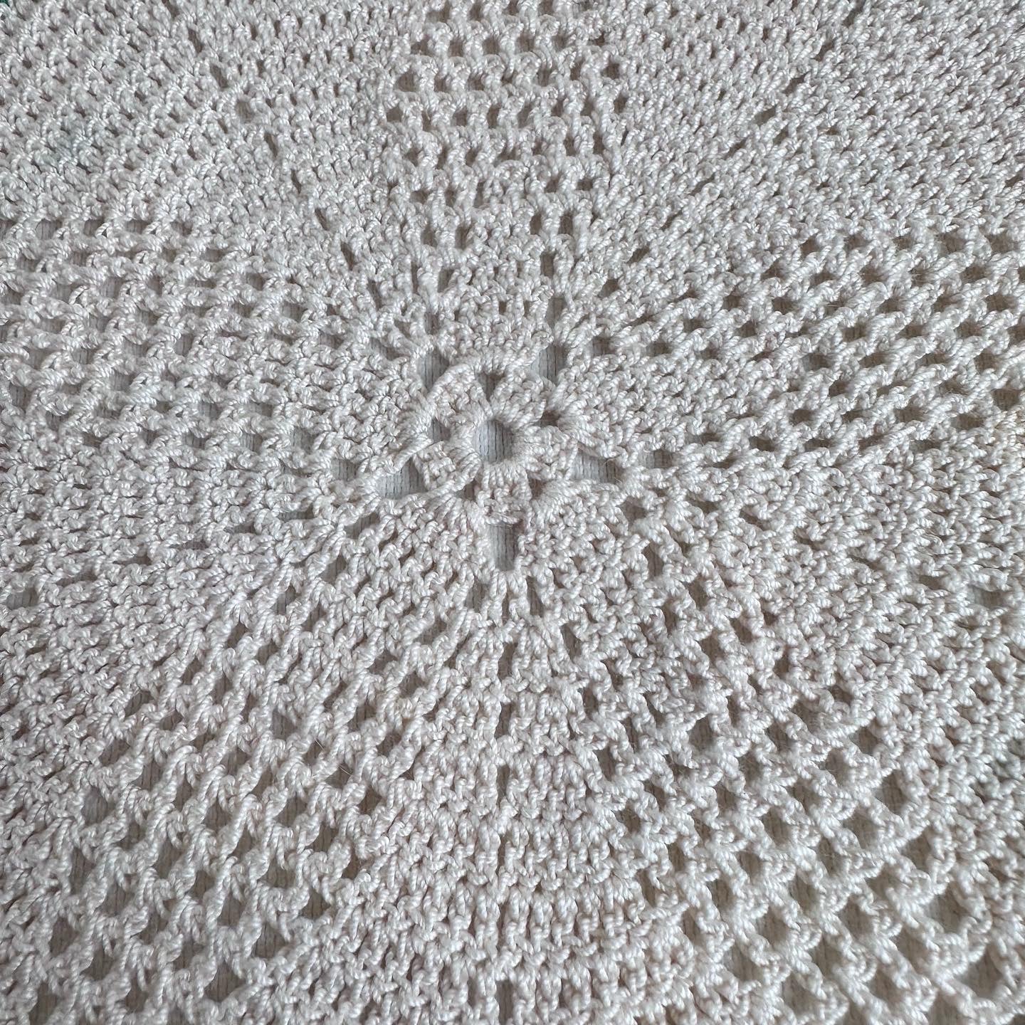 Handwoven Pentagonal Christmas Doily