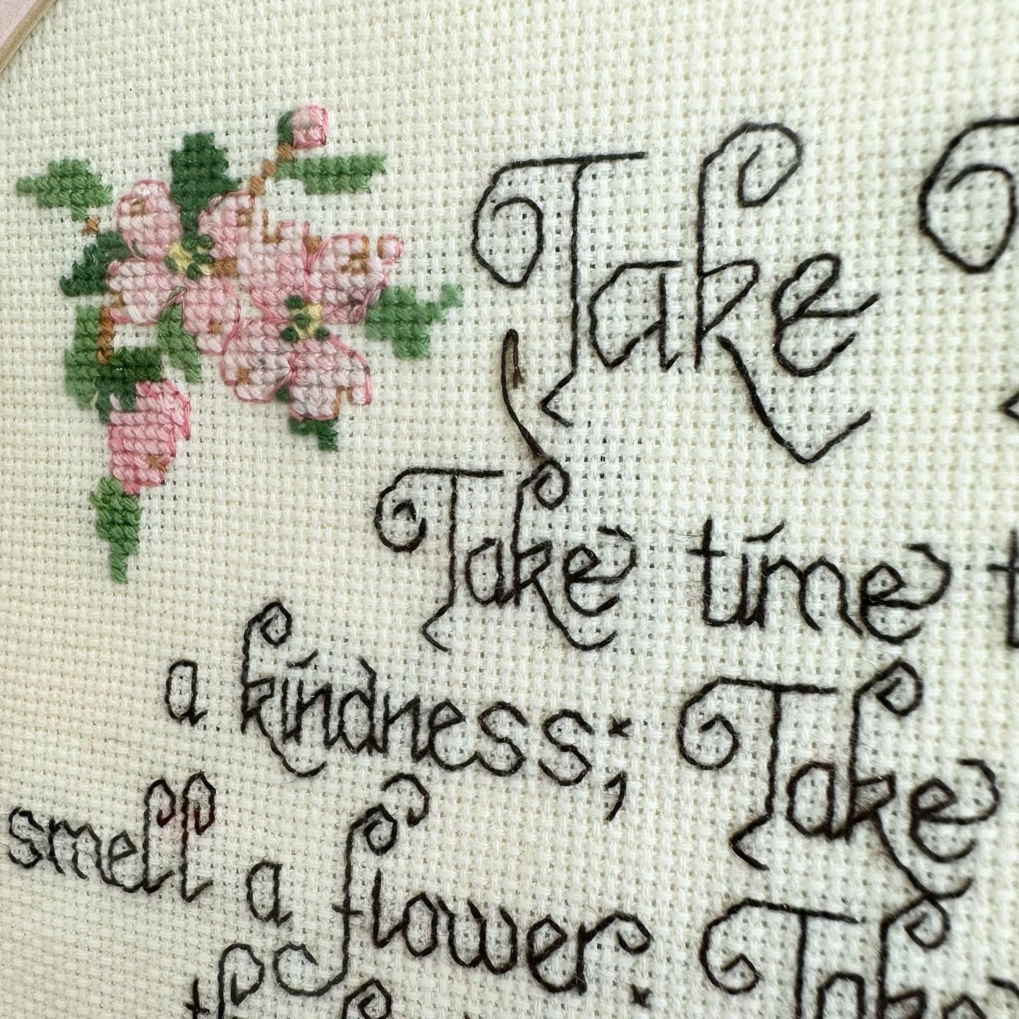 Take Time Embroidery