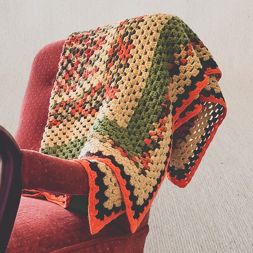 70s Colors Afghan