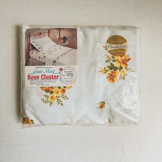 Rose Cluster Double Fitted Sheet