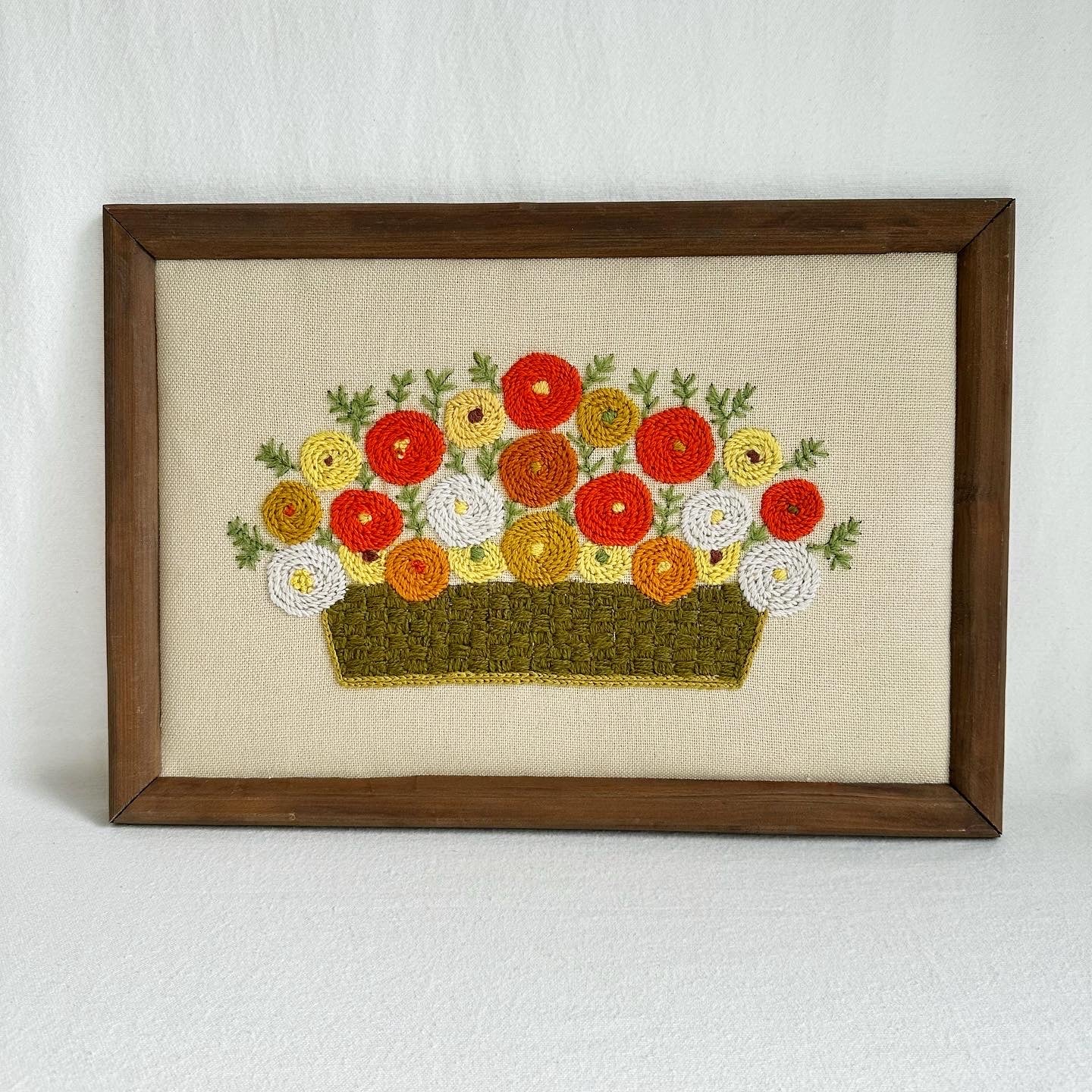 Autumn Basket Bucilla Crewel