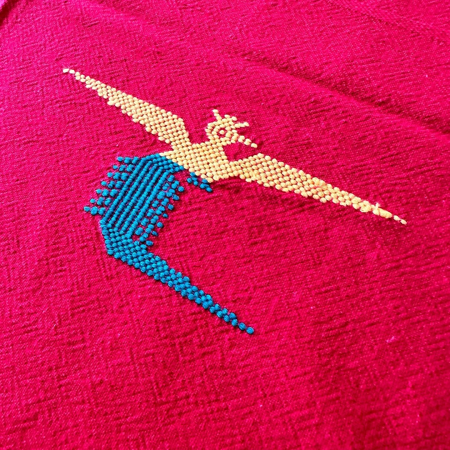 Red Southwestern Woven Tablecloth + Napkins