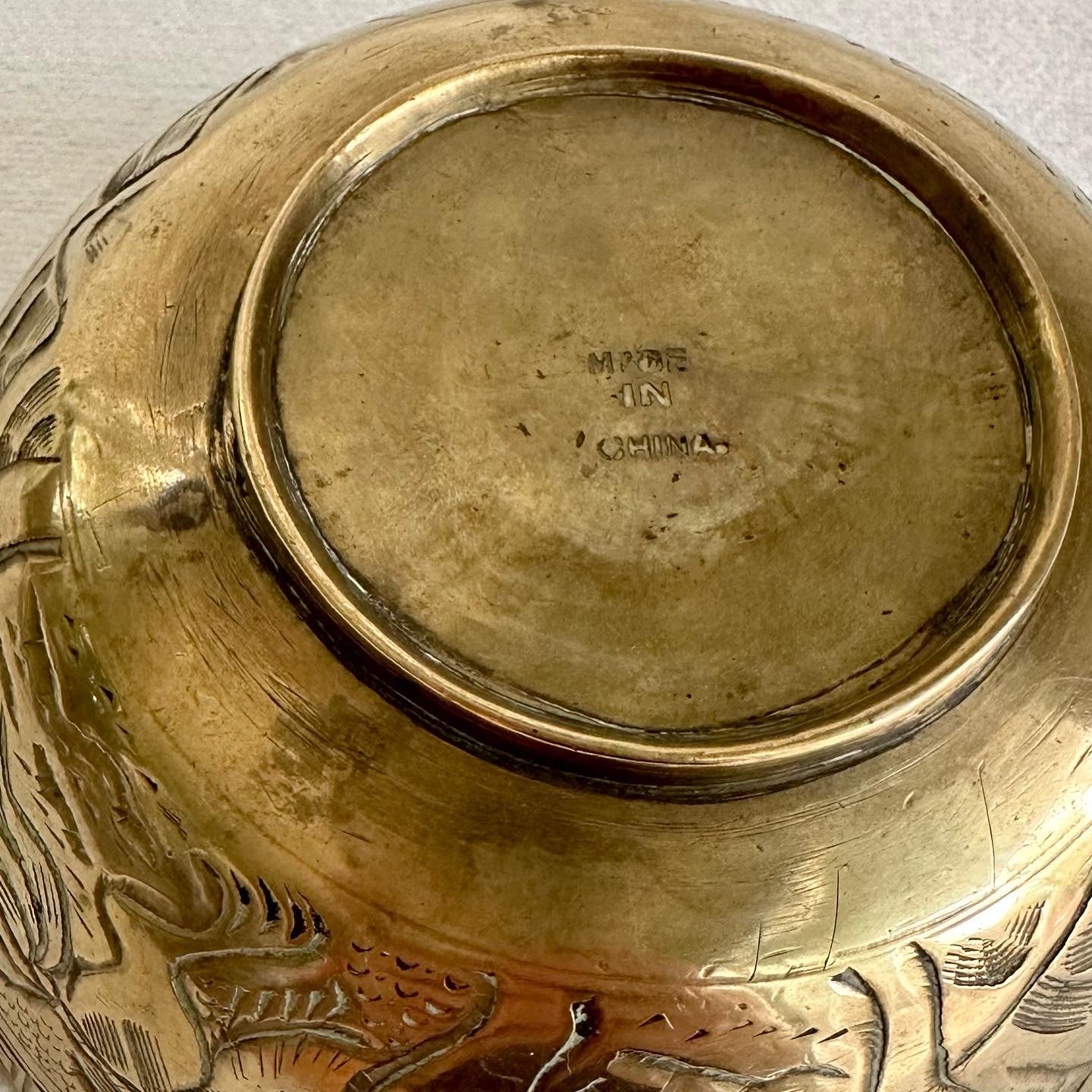 Heavy Brass Dish