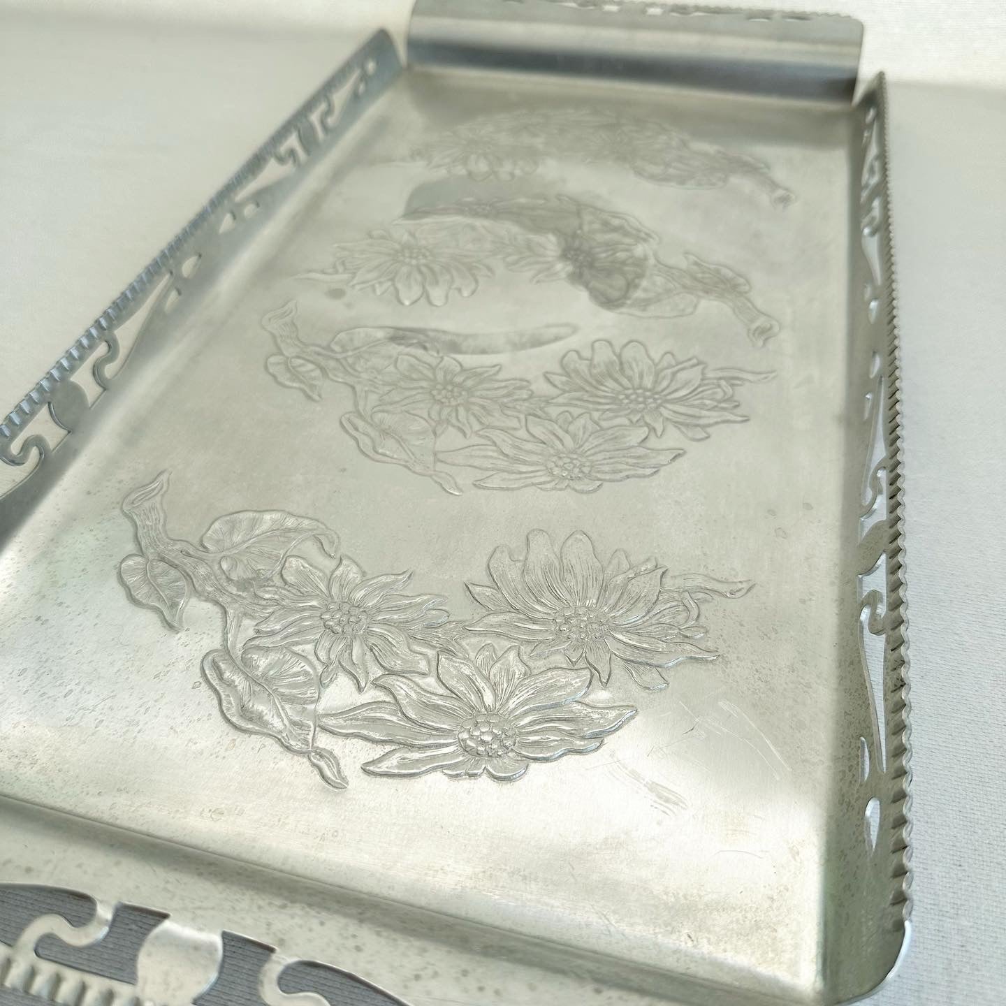 Farber & Shelvin Aluminum Serving Tray