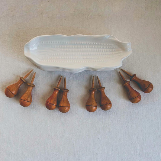 Wooden Corn Holders